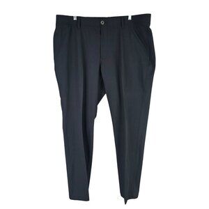 Mens Under Armour Black Athletic Fit Stretch Pants Polyester Blend Size 40X30